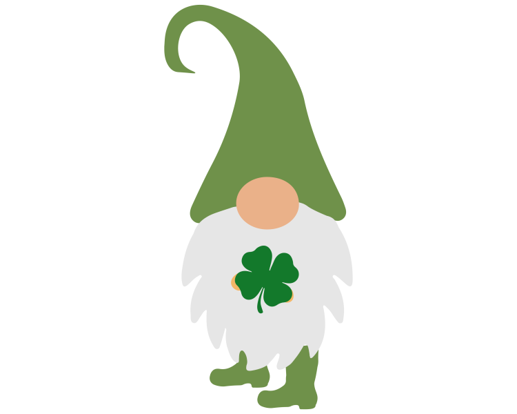 St Patrick's Day Gnome - DTF TRANSFER