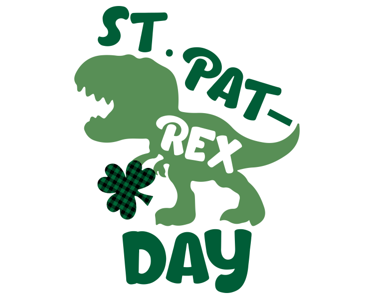 St. Pat-rex Day - DTF TRANSFER